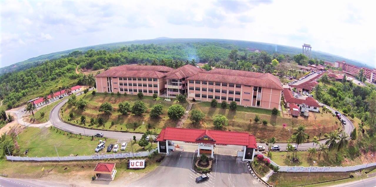 Pandangan udara kampus University College Bestari di Putera Jaya, Setiu, Terengganu